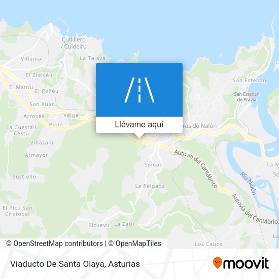Mapa Viaducto De Santa Olaya