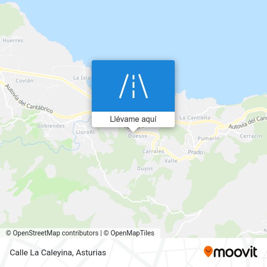 Mapa Calle La Caleyina
