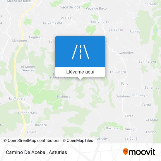 Mapa Camino De Acebal