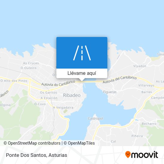 Mapa Ponte Dos Santos