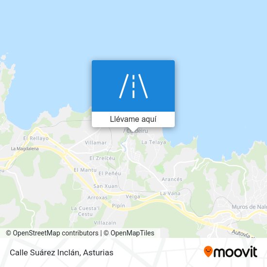 Mapa Calle Suárez Inclán
