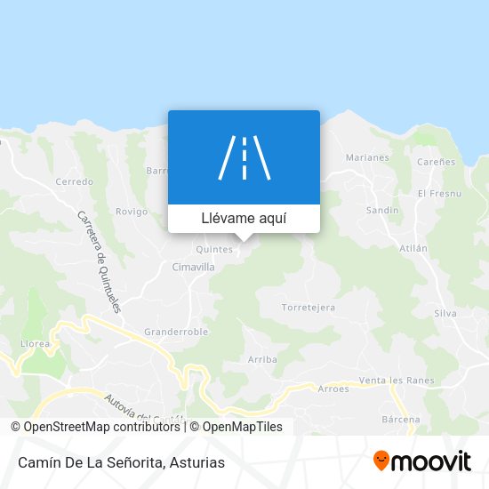 Mapa Camín De La Señorita