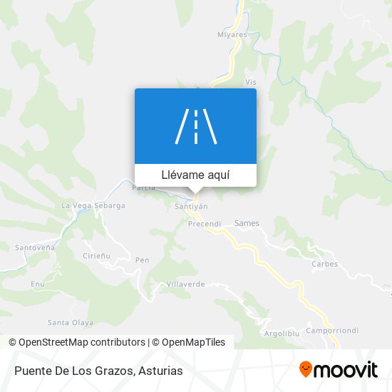 Mapa Puente De Los Grazos