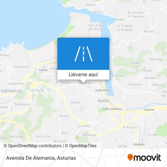 Mapa Avenida De Alemania