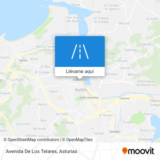 Mapa Avenida De Los Telares