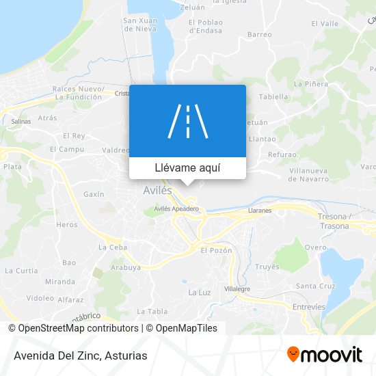 Mapa Avenida Del Zinc