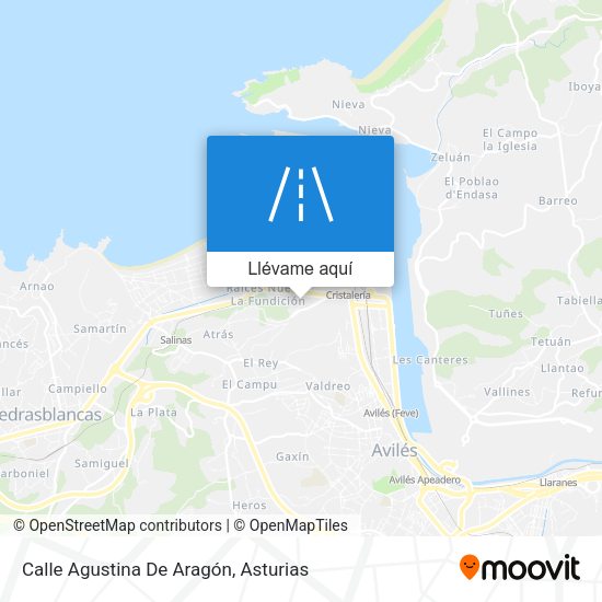 Mapa Calle Agustina De Aragón