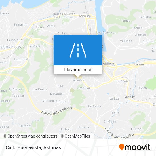 Mapa Calle Buenavista