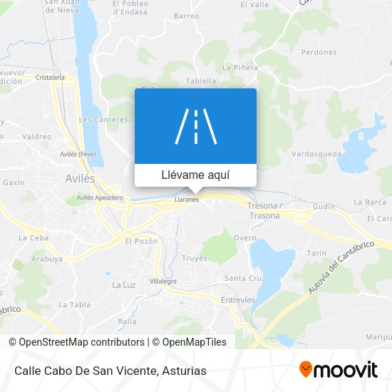 Mapa Calle Cabo De San Vicente