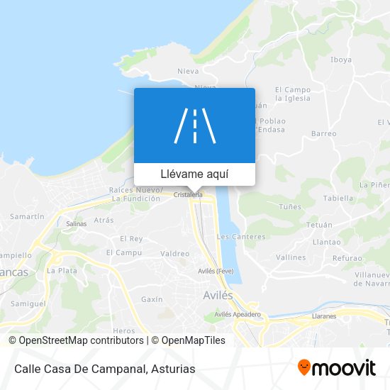 Mapa Calle Casa De Campanal