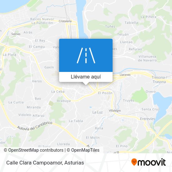 Mapa Calle Clara Campoamor
