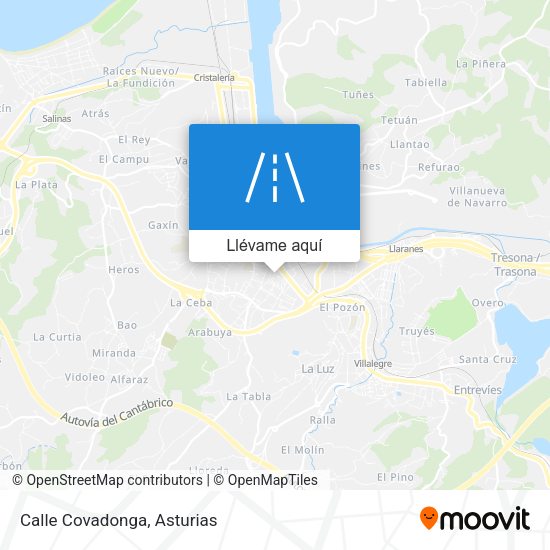 Mapa Calle Covadonga