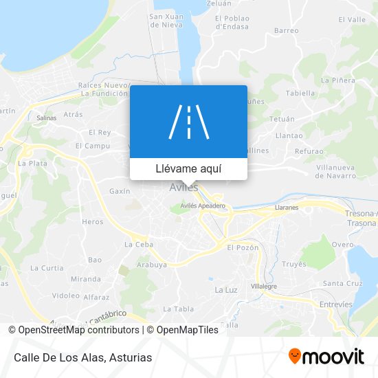 Mapa Calle De Los Alas