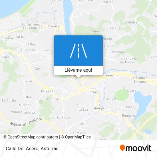 Mapa Calle Del Acero