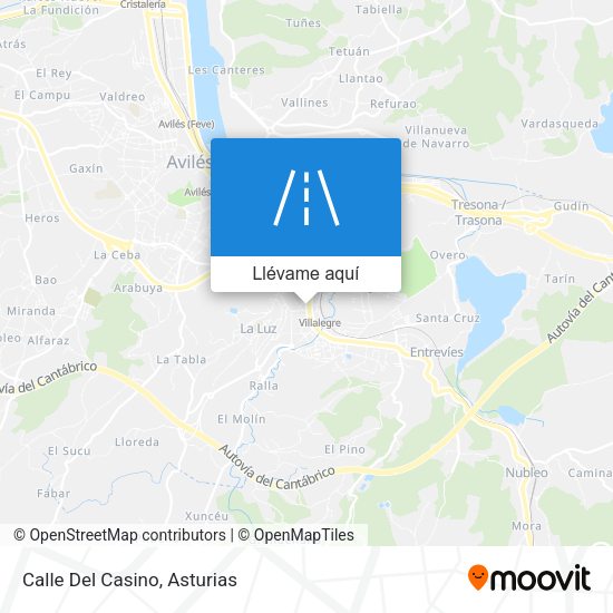 Mapa Calle Del Casino