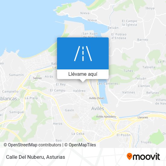 Mapa Calle Del Nuberu
