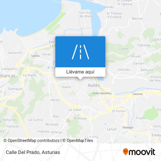Mapa Calle Del Prado