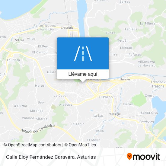 Mapa Calle Eloy Fernández Caravera