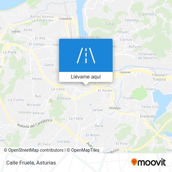 Mapa Calle Fruela