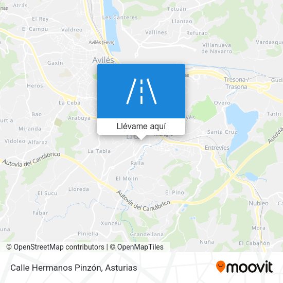 Mapa Calle Hermanos Pinzón