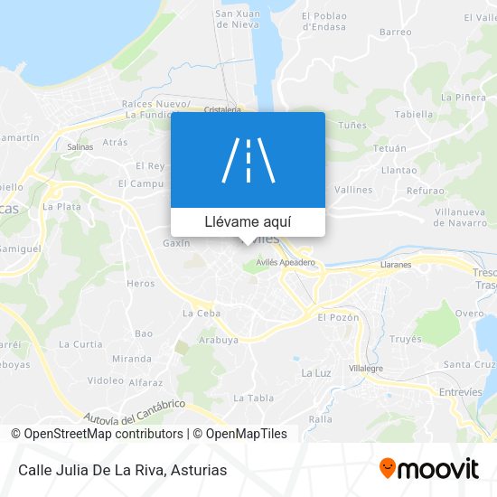 Mapa Calle Julia De La Riva