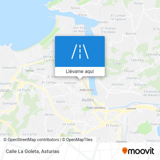 Mapa Calle La Goleta