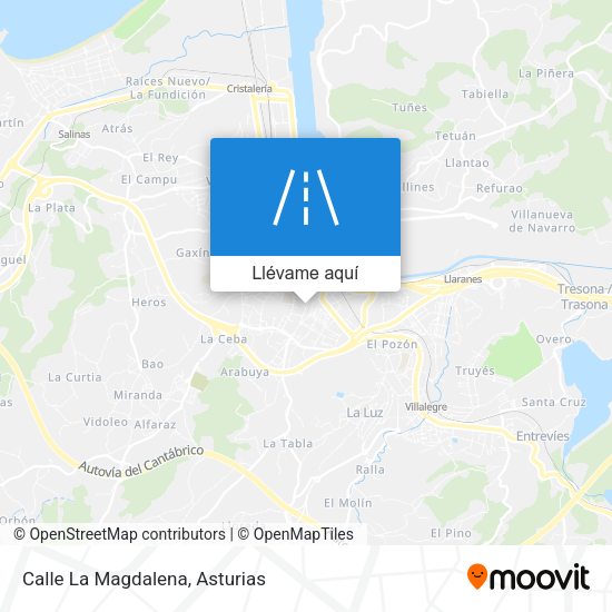 Mapa Calle La Magdalena