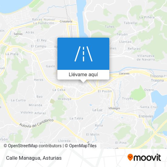 Mapa Calle Managua