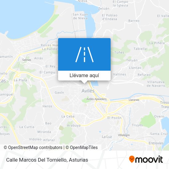 Mapa Calle Marcos Del Torniello