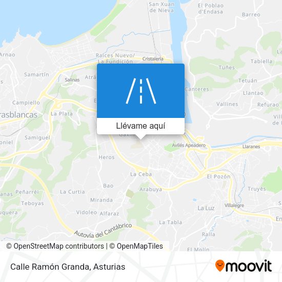 Mapa Calle Ramón Granda