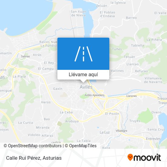 Mapa Calle Rui Pérez