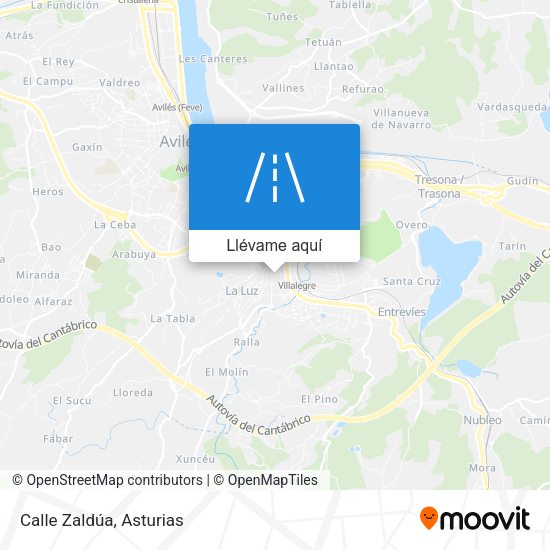 Mapa Calle Zaldúa