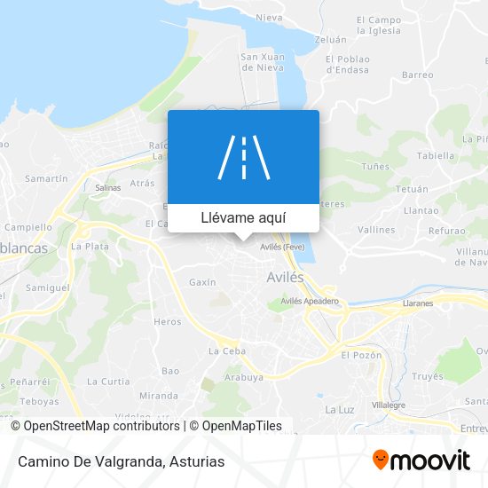 Mapa Camino De Valgranda