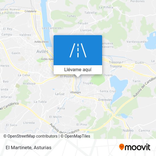 Mapa El Martinete