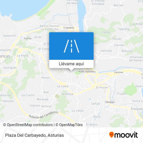 Mapa Plaza Del Carbayedo
