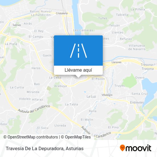 Mapa Travesía De La Depuradora