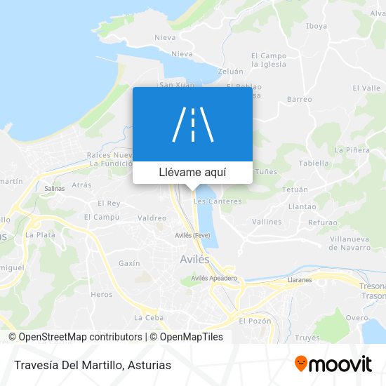 Mapa Travesía Del Martillo