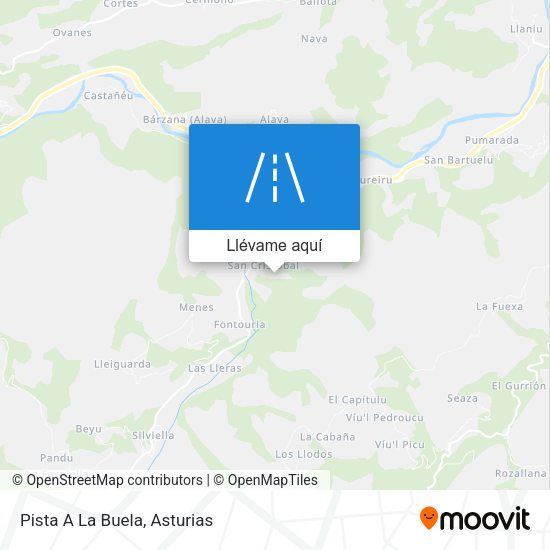 Mapa Pista A La Buela