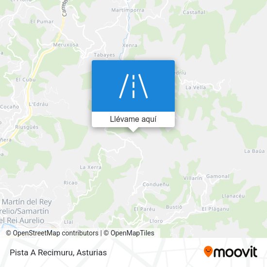 Mapa Pista A Recimuru