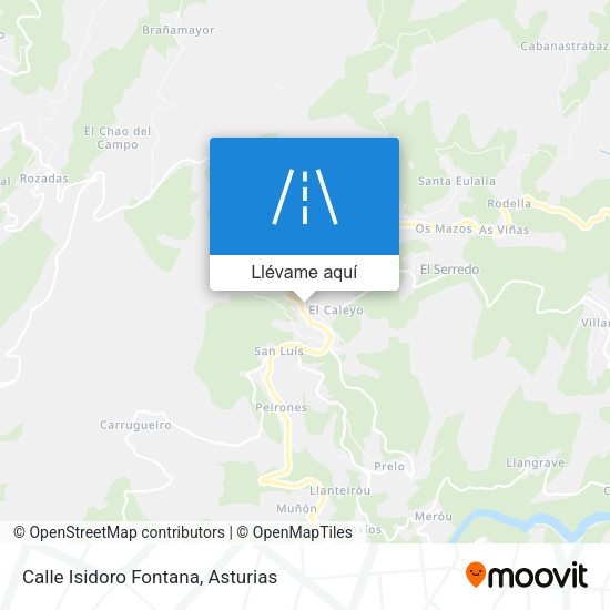 Mapa Calle Isidoro Fontana