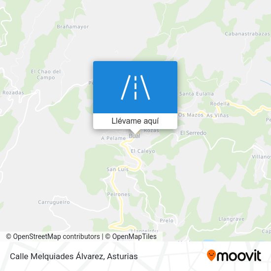 Mapa Calle Melquiades Álvarez