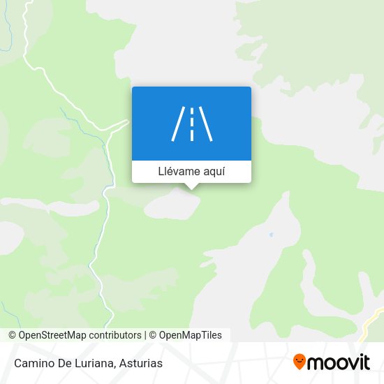Mapa Camino De Luriana