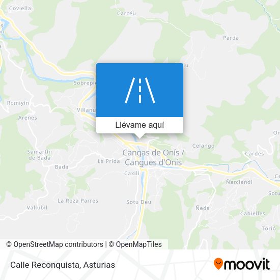 Mapa Calle Reconquista