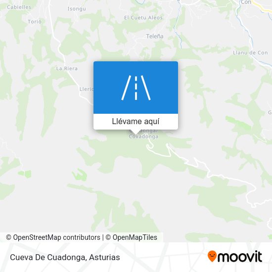 Mapa Cueva De Cuadonga