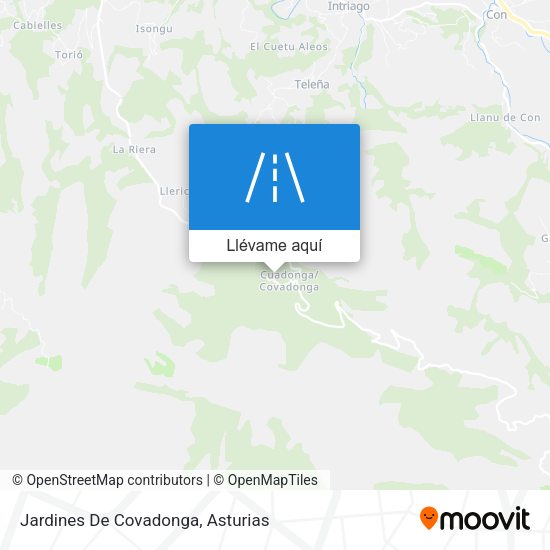 Mapa Jardines De Covadonga