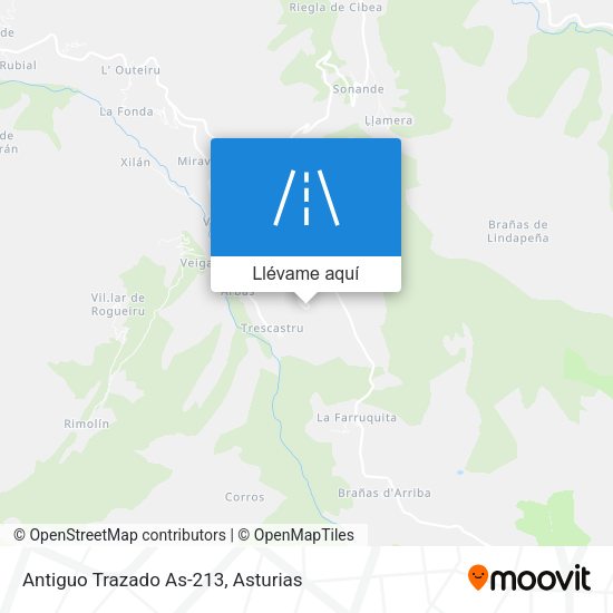 Mapa Antiguo Trazado As-213