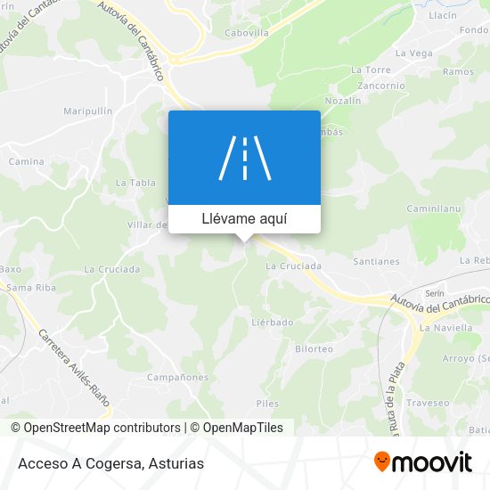 Mapa Acceso A Cogersa