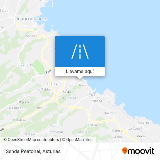 Mapa Senda Peatonal