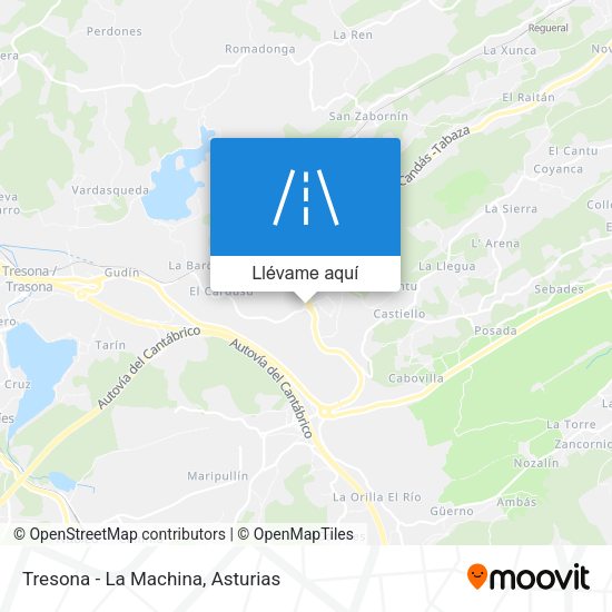 Mapa Tresona - La Machina