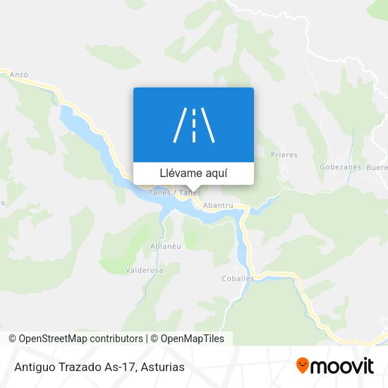 Mapa Antiguo Trazado As-17